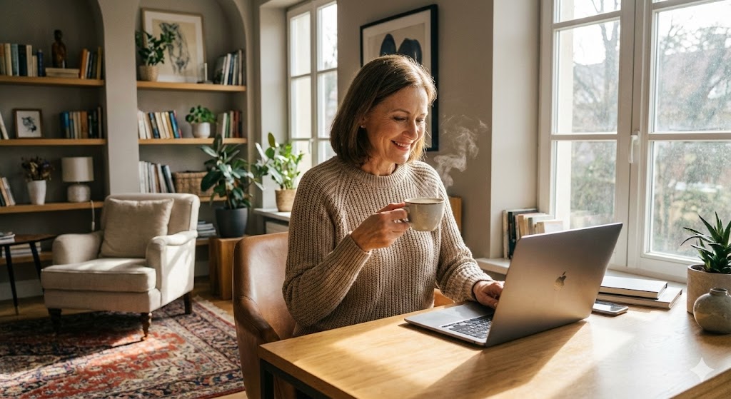 은퇴 후 블로그로 인생 2막을 여는 우아한 60대 여성 블로거의 행복한 일상.