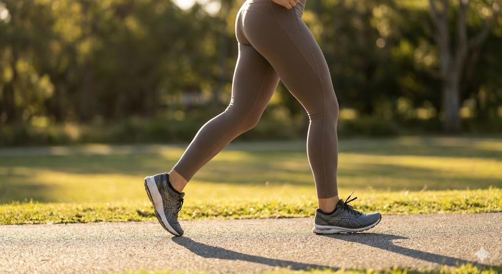 뒤꿈치부터 지면에 닿는 가장 이상적이고 우아한 걷기 자세